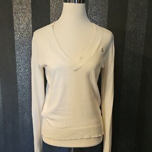 Abercrombie & Fitch Off White Knit Top